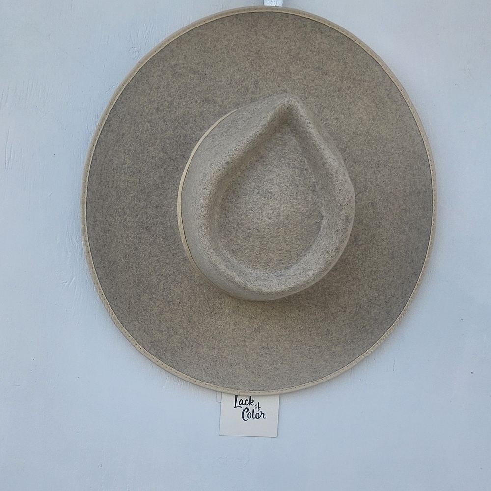 Lack of Color Gray Wool Fedora Hat